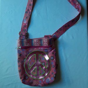 Mudd Pink Patterned Shoulder Bag